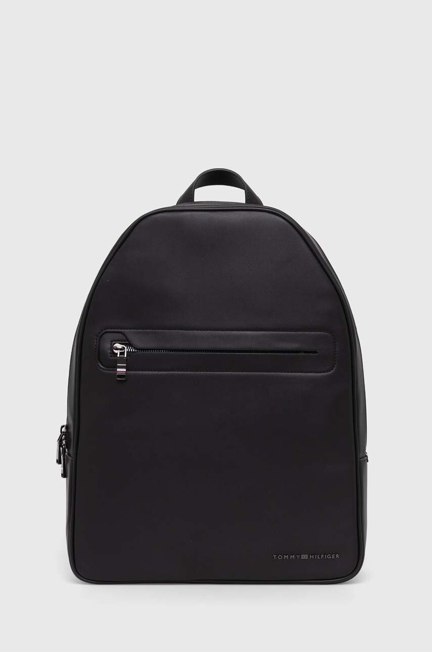 Ruksak Tommy Hilfiger pánsky, čierna farba, veľký, jednofarebný, AM0AM12231