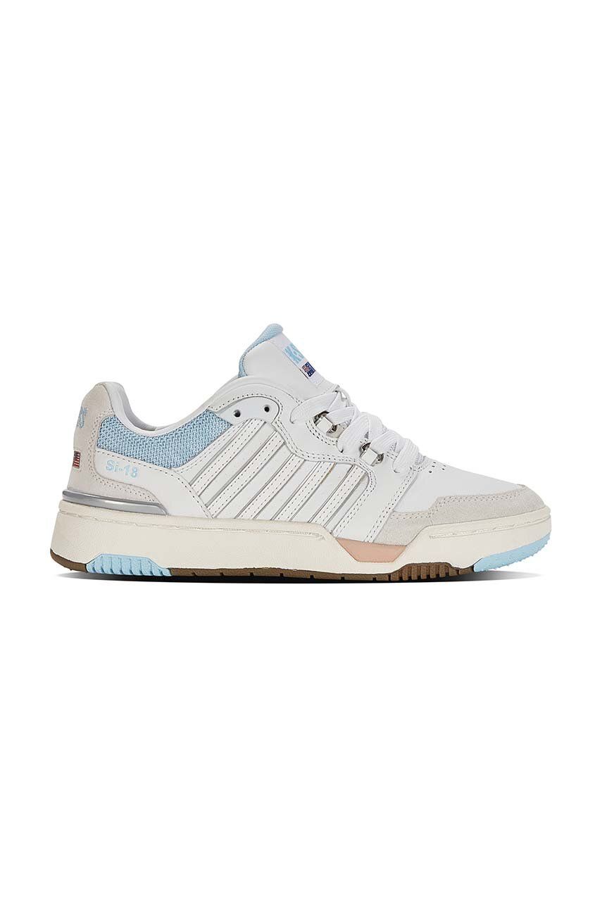 Kožené tenisky K-Swiss SI-18 RIVAL 98531.130.M, biela farba