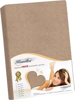Bellatex Froté – 180 × 200 cm – kávová