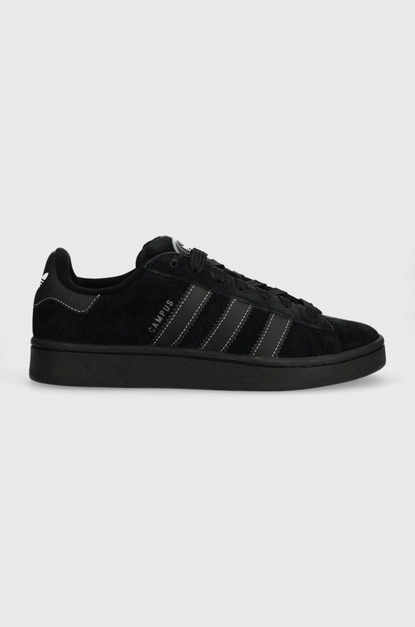 Semišové tenisky adidas Originals Campus 00s čierna farba, IF8768
