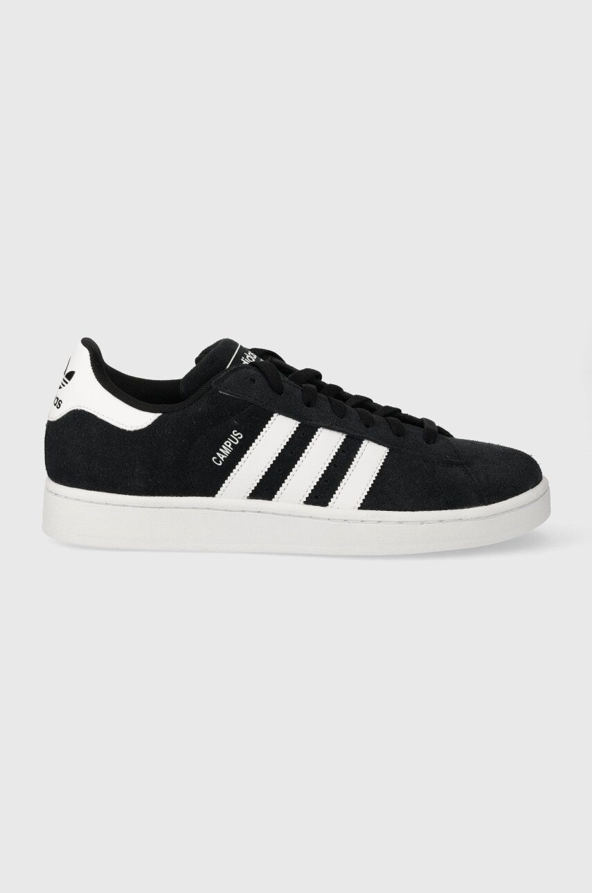 Semišové tenisky adidas Originals Campus 2 čierna farba, ID9844