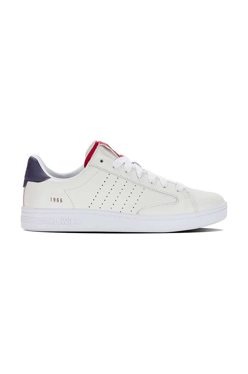Kožené tenisky K-Swiss LOZAN KLUB LTH 07263.918.M, biela farba