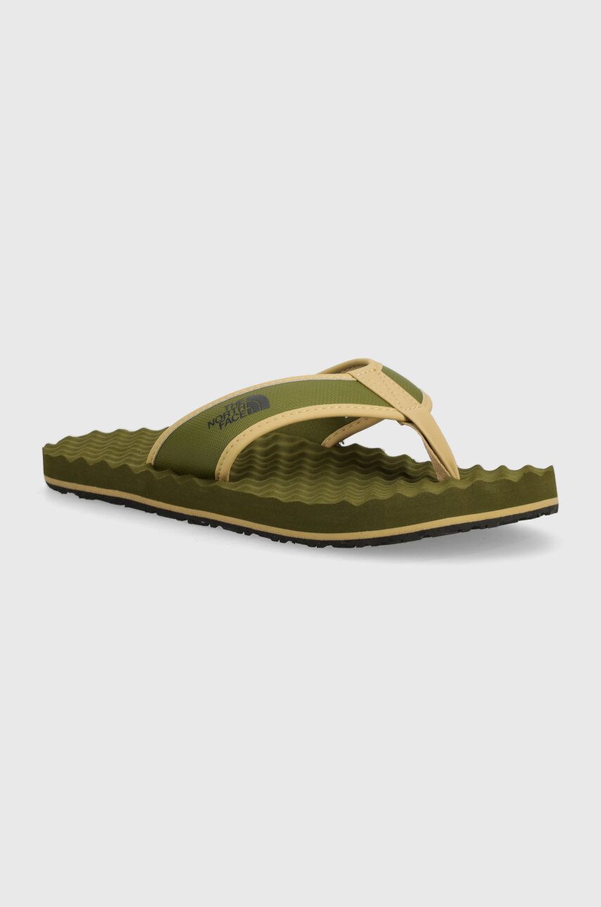 Žabky The North Face BASE CAMP FLIP-FLOP II pánske, zelená farba, NF0A47AA3I01