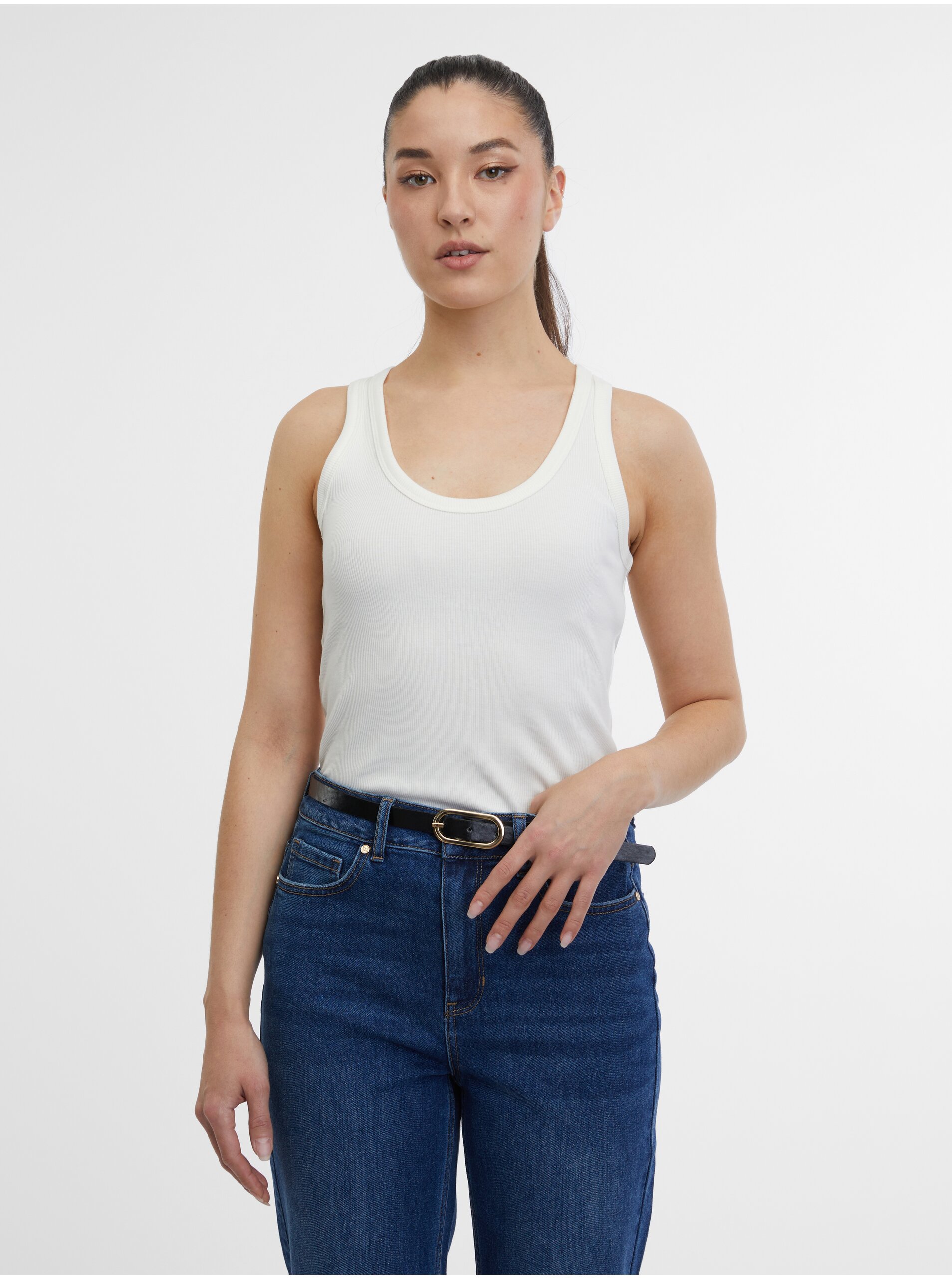 Krémové dámske tielko ORSAY