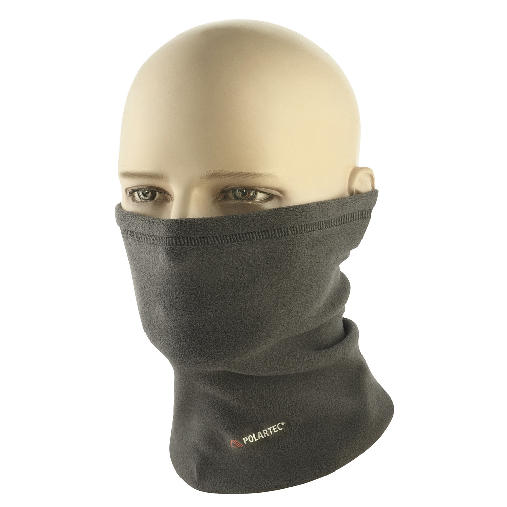 Nákrčník M-Tac Scarf Polartec - tmavo sivý, S/M