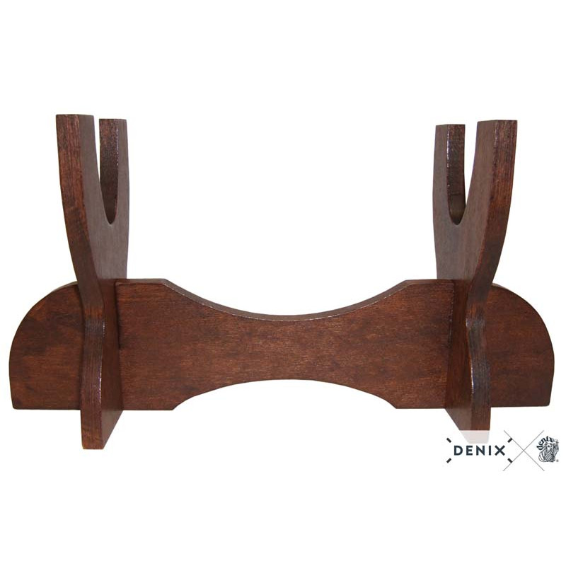 Stojanček drevený na pištoľ Denix 801 - hnedý