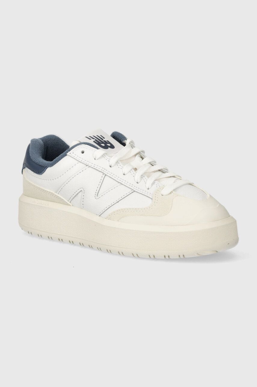 Kožené tenisky New Balance CT302VA biela farba, CT302VA
