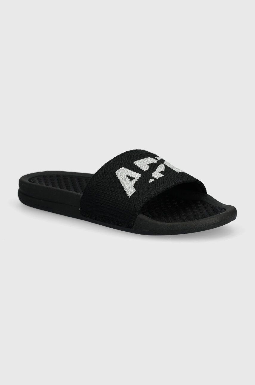 Šľapky APL Athletic Propulsion Labs TECHLOOM SLIDE dámske, čierna farba