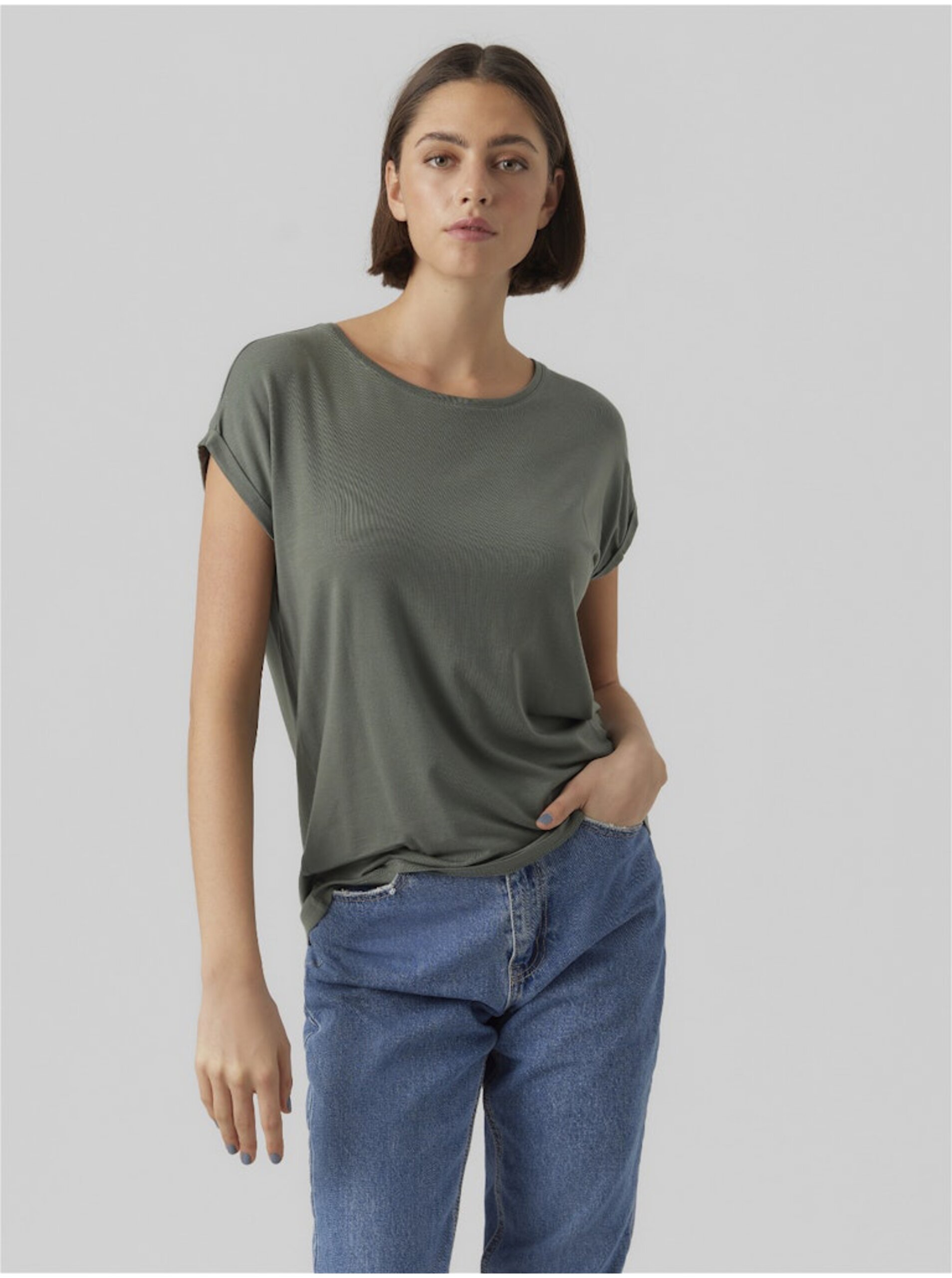 Zelené dámske tričko Vero Moda Ava