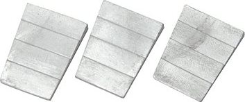 Klin do topora, 30 × 40 × 5 mm, 3 ks