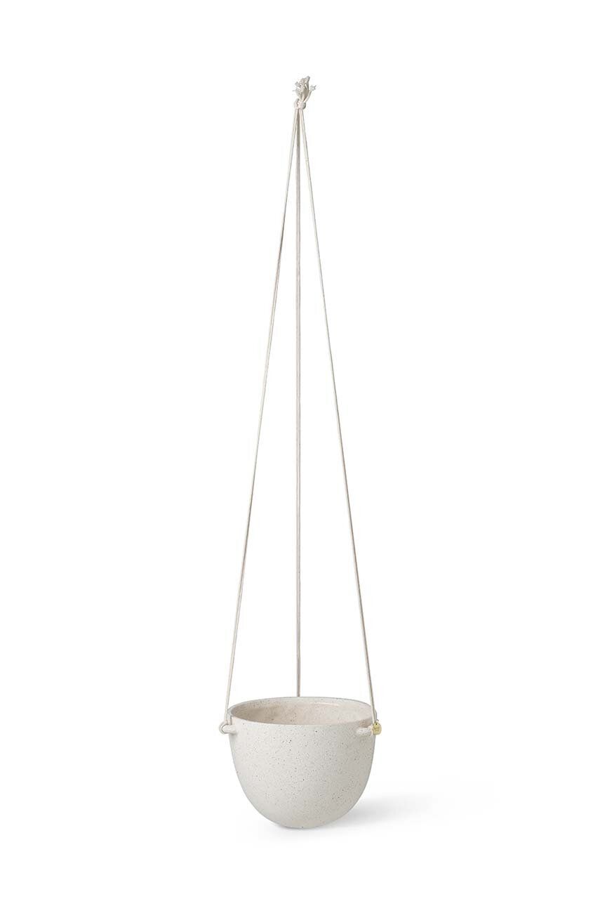 Závesný kvetináč ferm LIVING Speckle Hanging Pot L