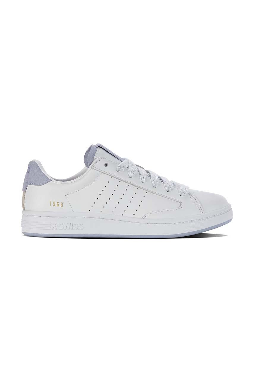 Kožené tenisky K-Swiss LOZAN KLUB LTH 97263.913.M, biela farba