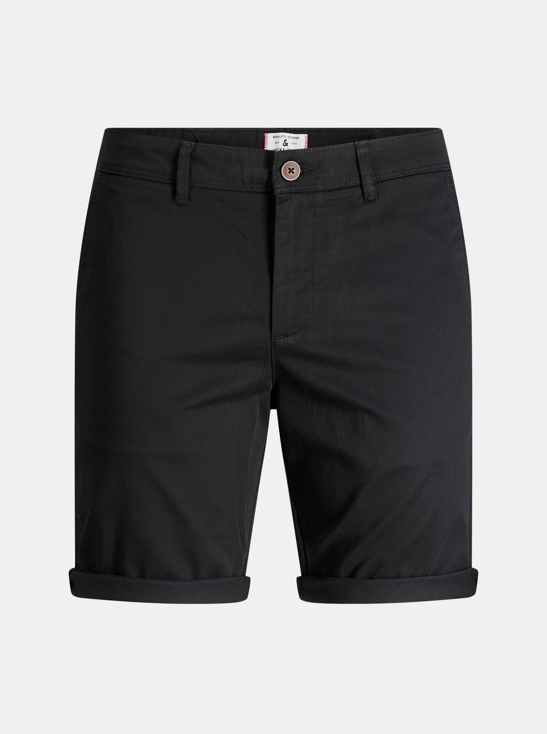 Čierne kraťasy Jack & Jones Bowie