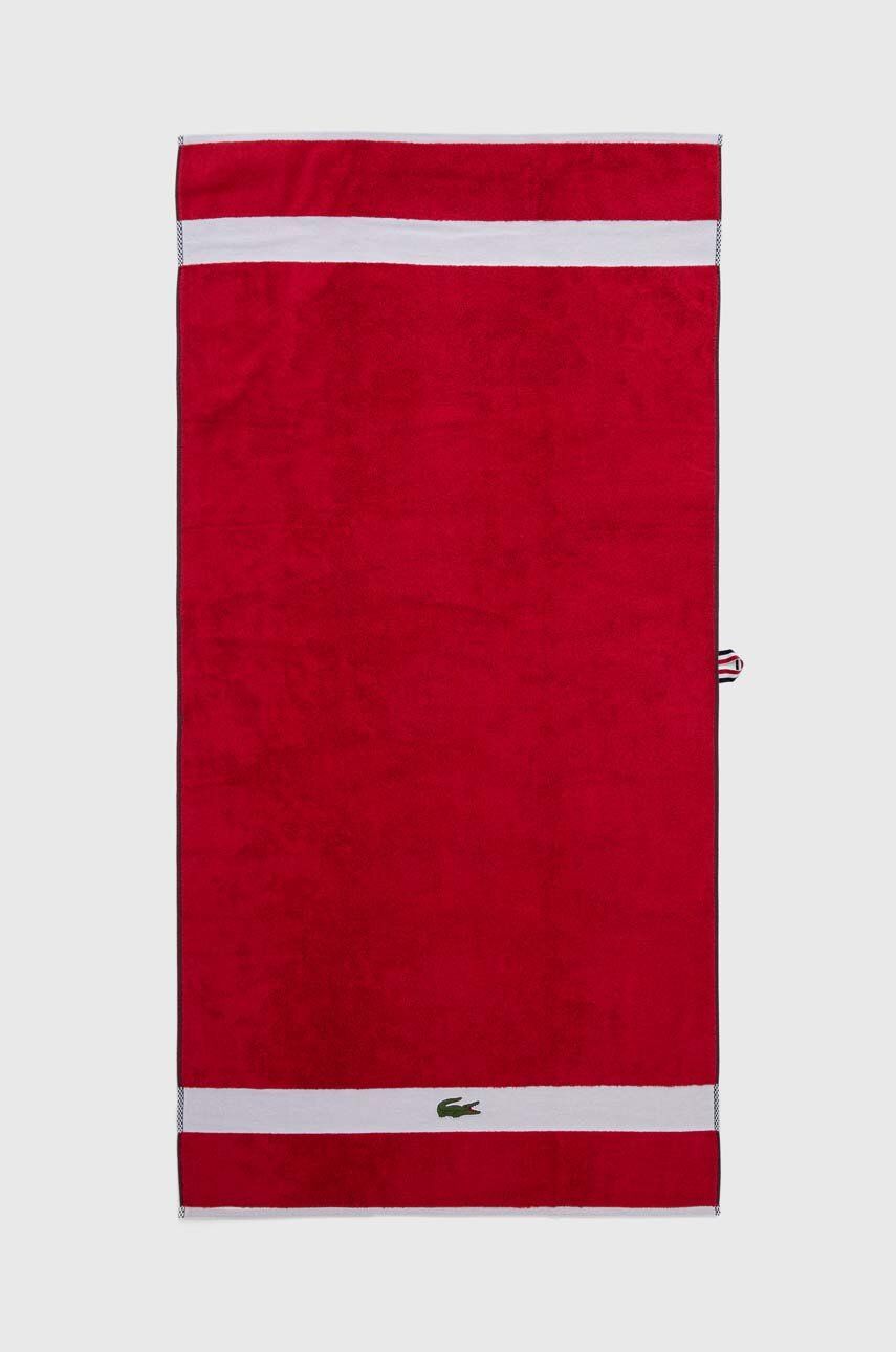 Bavlnený uterák Lacoste L Casual Rouge 70 x 140 cm