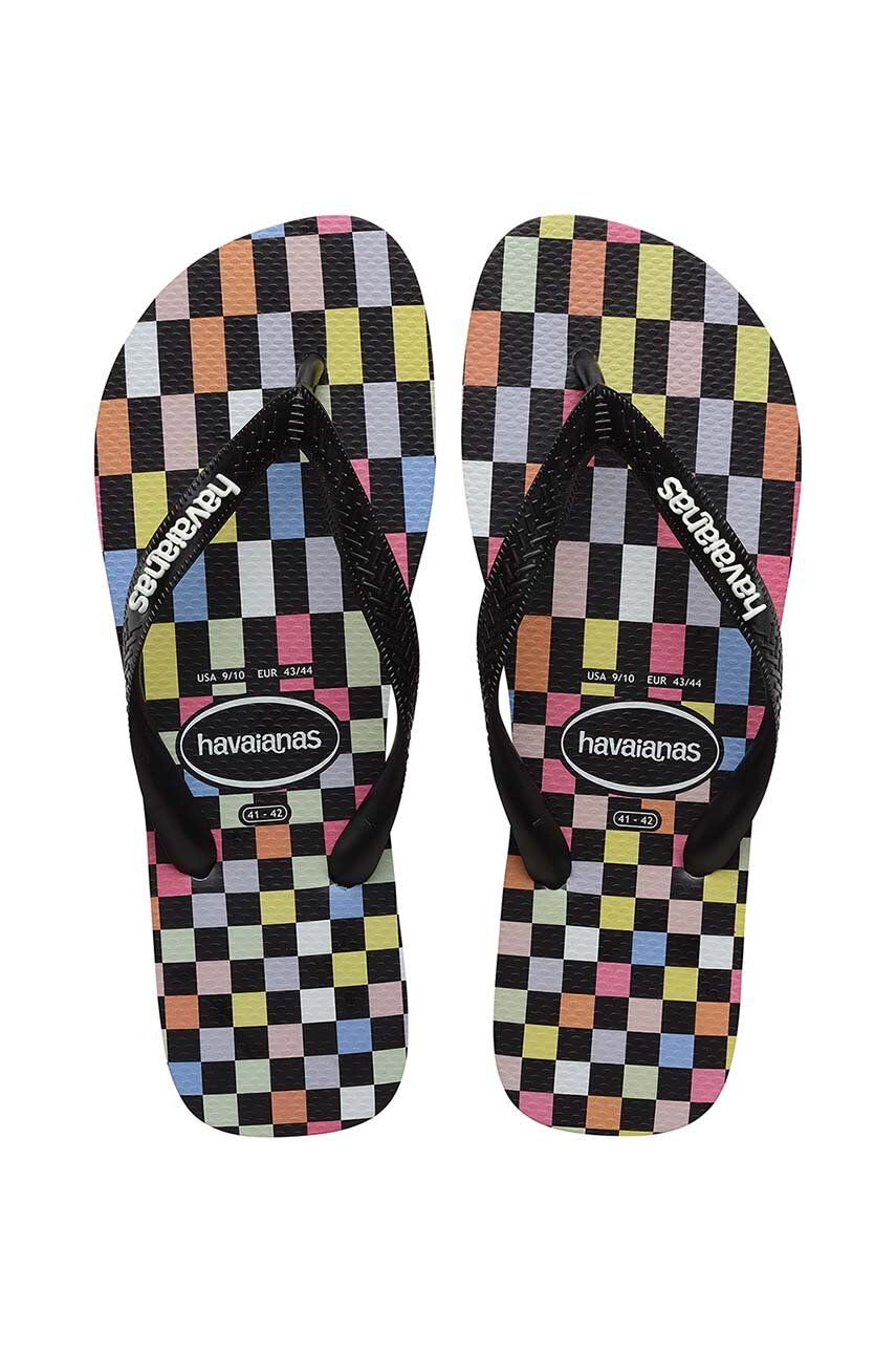 Žabky Havaianas TOP CHECK čierna farba, 4148764.4366