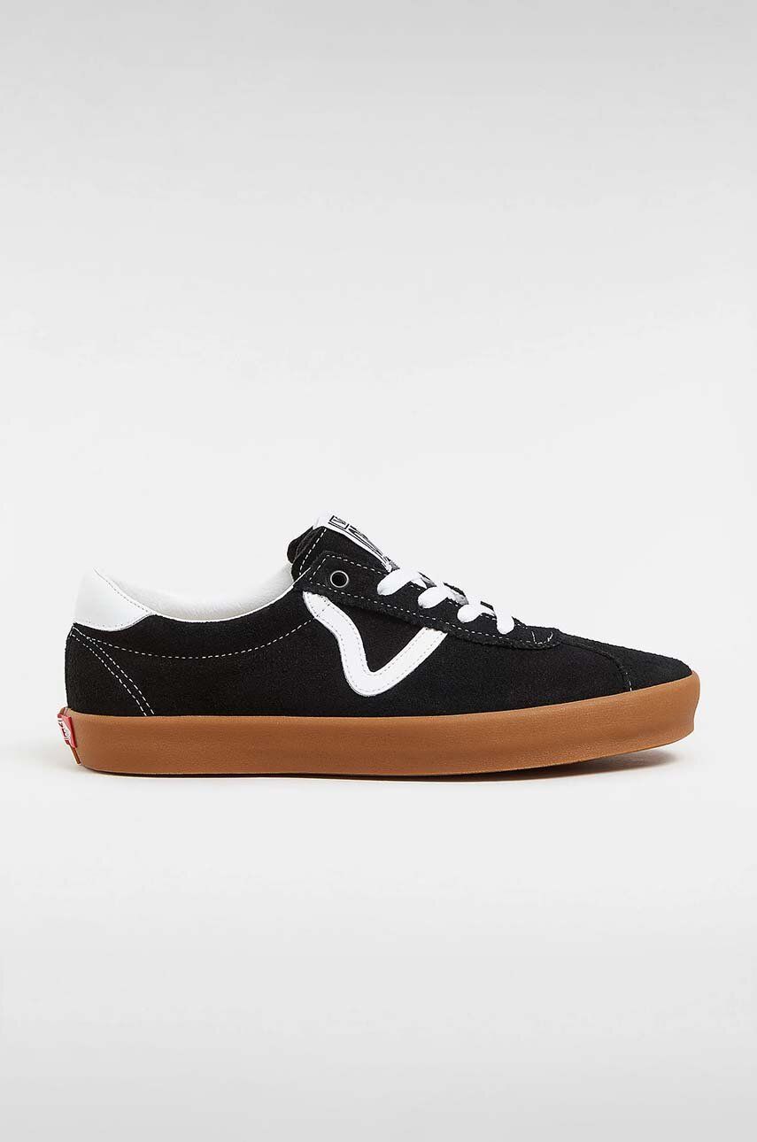 Semišové tenisky Vans Sport Low čierna farba, VN000CQRB9M1