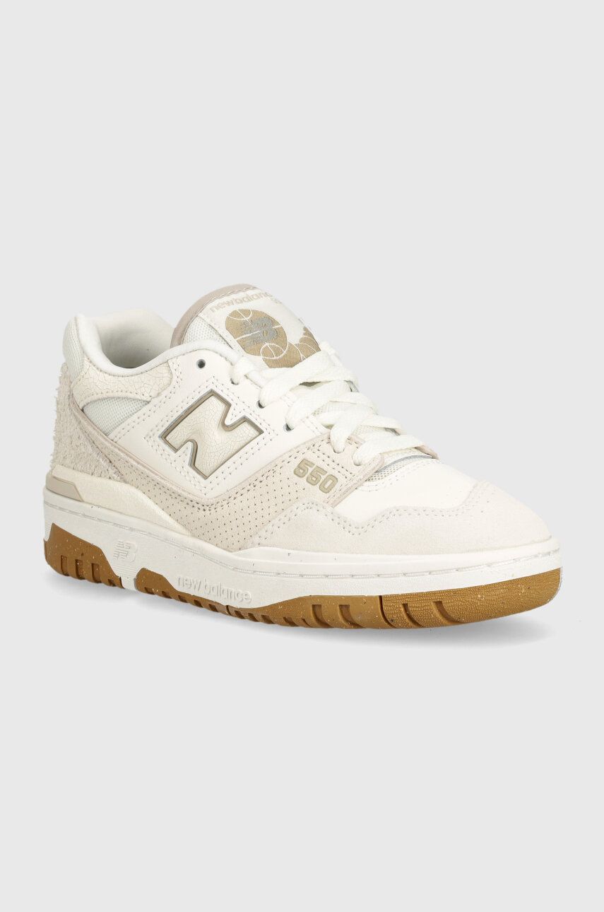 Tenisky New Balance BBW550TB béžová farba, BBW550TB