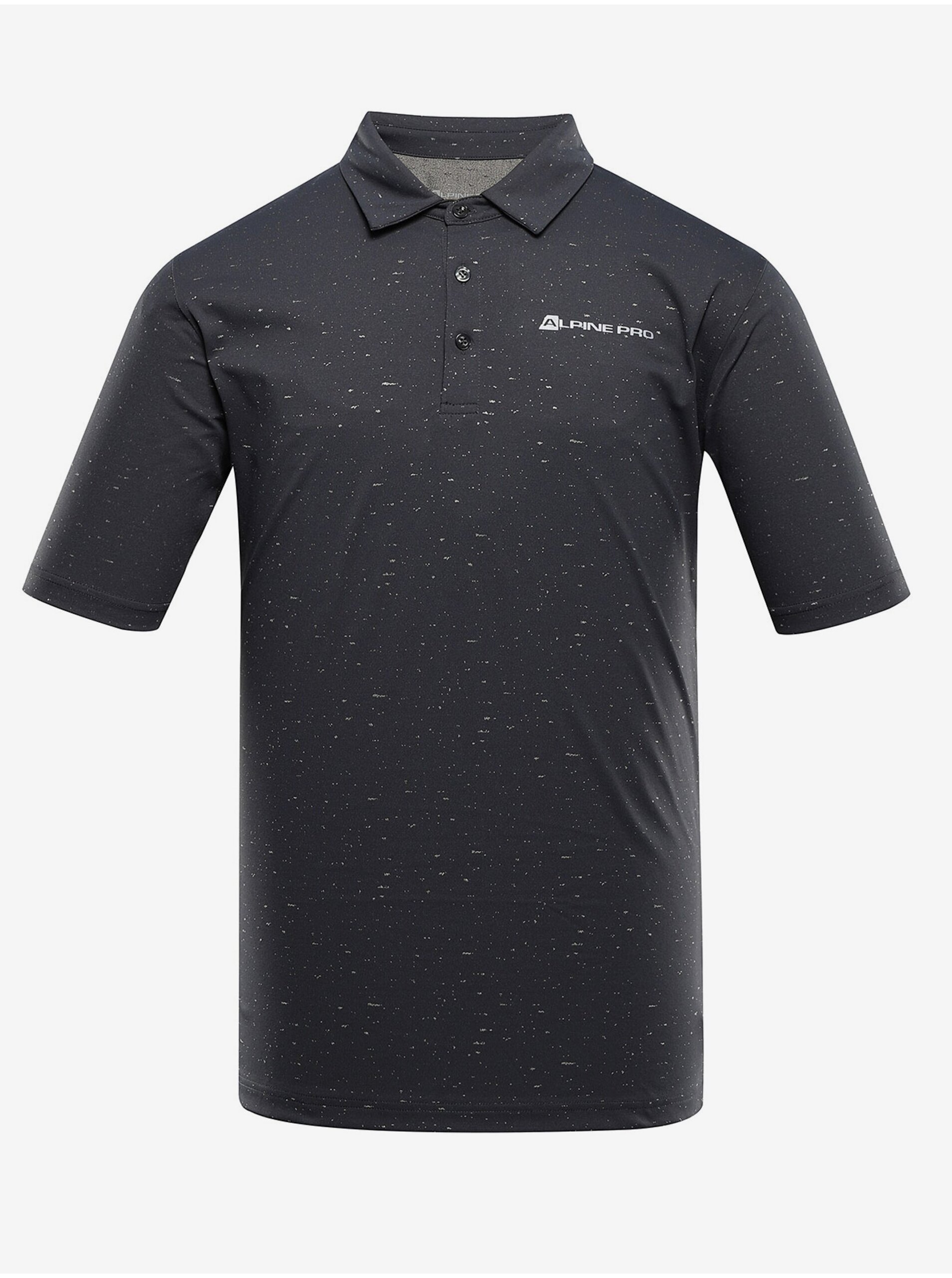 Čierne pánske polo tričko ALPINE PRO Coowel