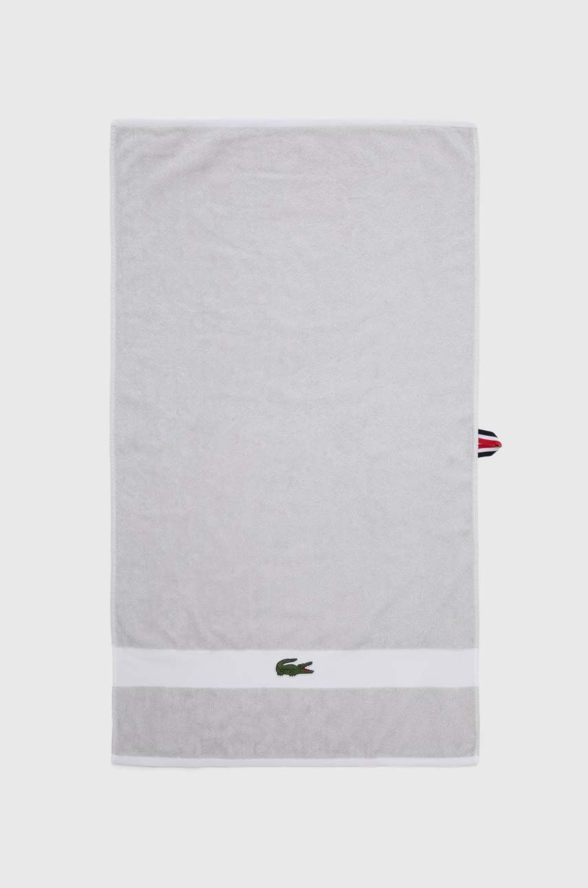 Bavlnený uterák Lacoste L Casual Argent 55 x 100 cm
