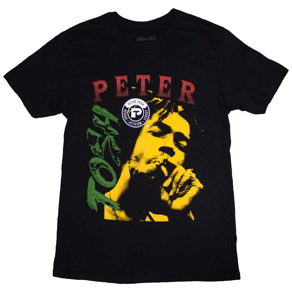 Peter Tosh tričko Smokin' Čierna S