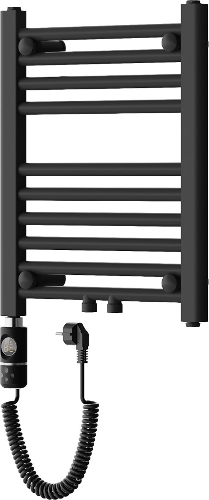 MEXEN/S - Mars radiátor + vykurovacia tyč 500 x 400 mm, 300 W, čierna W110-0500-400-2300-70