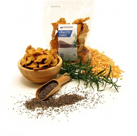 BIOLIENKA CHIPSY Damodara chia-rozmarín 100g 100g