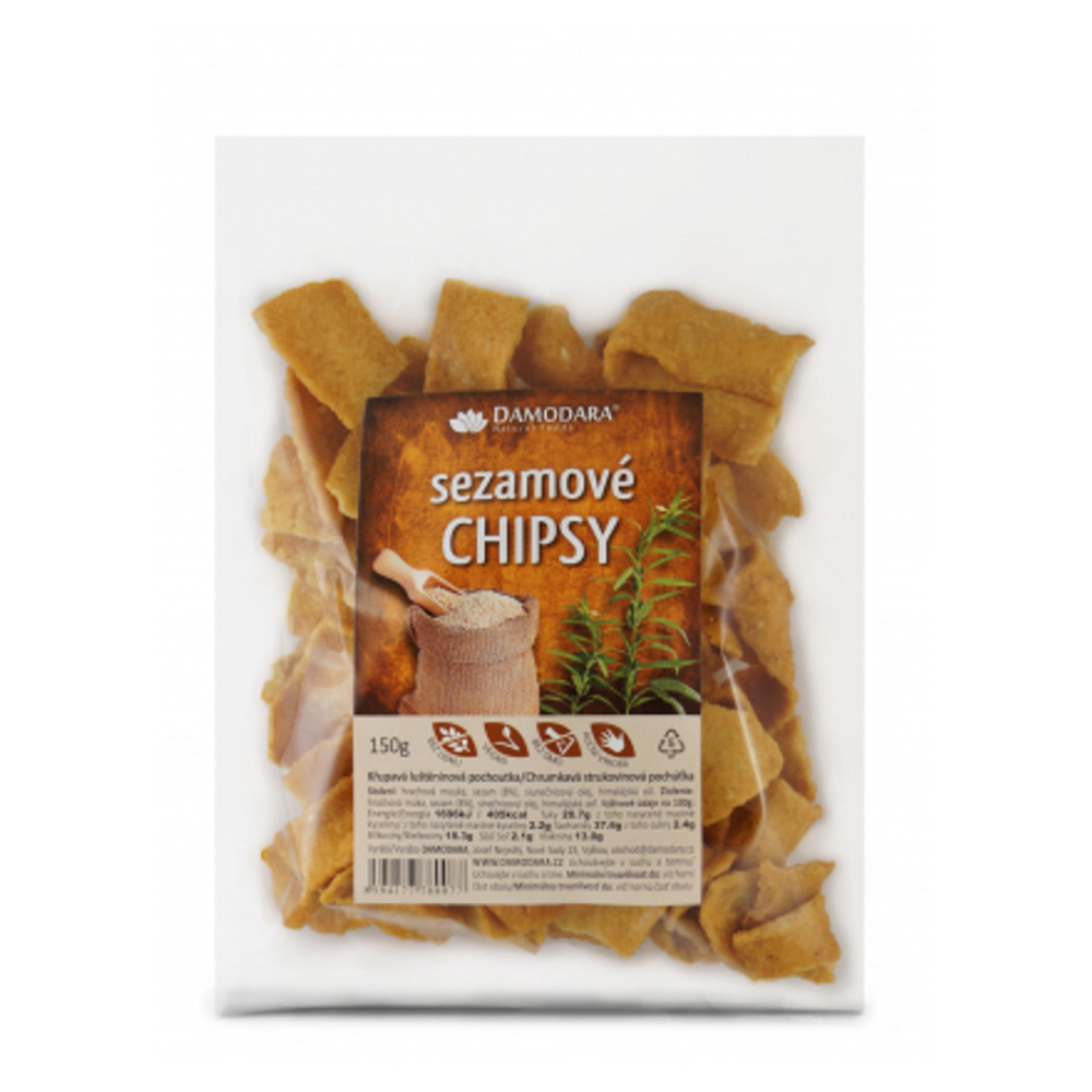 BIOLIENKA CHIPSY Damodara sézam 150g 150g