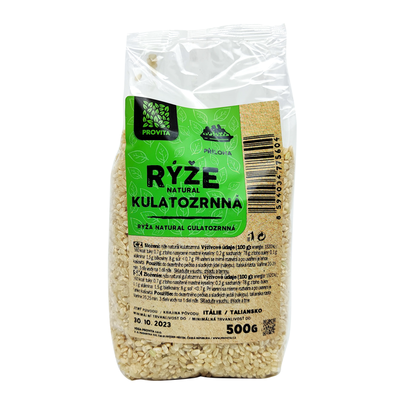 Provita RYZA natural guľatozrnná PV 500g