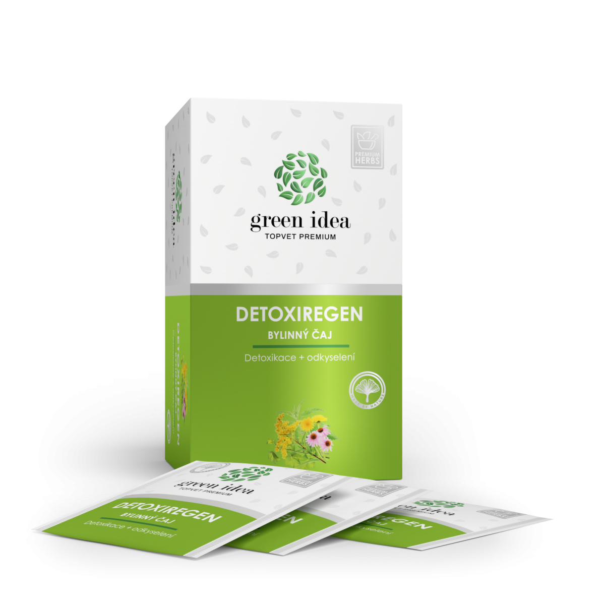 TOPVET GREEN IDEA Detoxiregén - bylinný čaj 20 sáčků