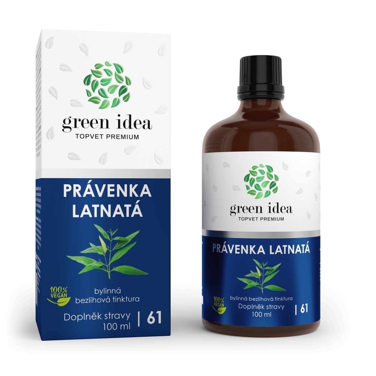 TOPVET GREEN IDEA Právenka latnatá - bezliehová tinktúra 100 ml 100 ml