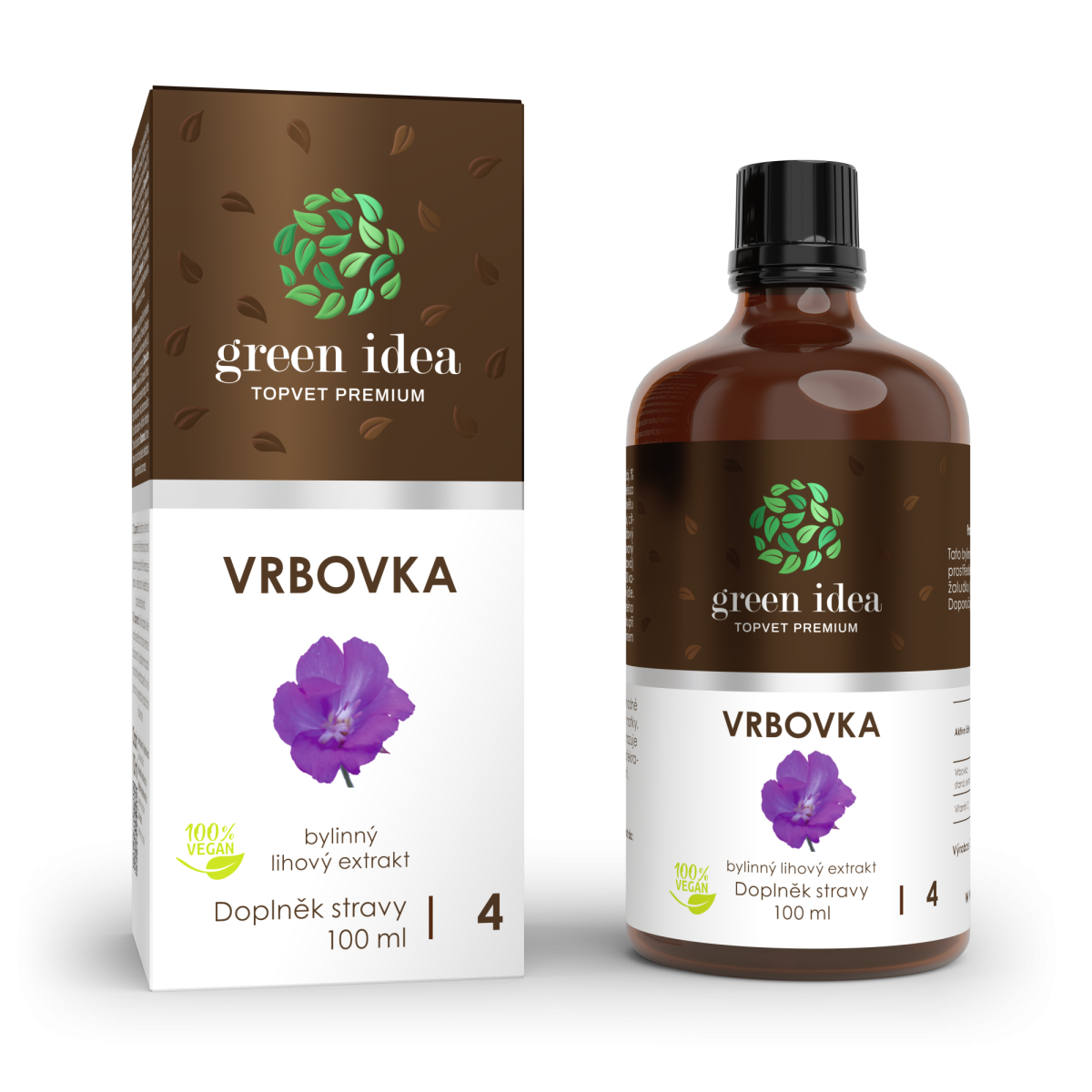 TOPVET GREEN IDEA Vrbovka tinktúra - kvapky 100 ml 100 ml