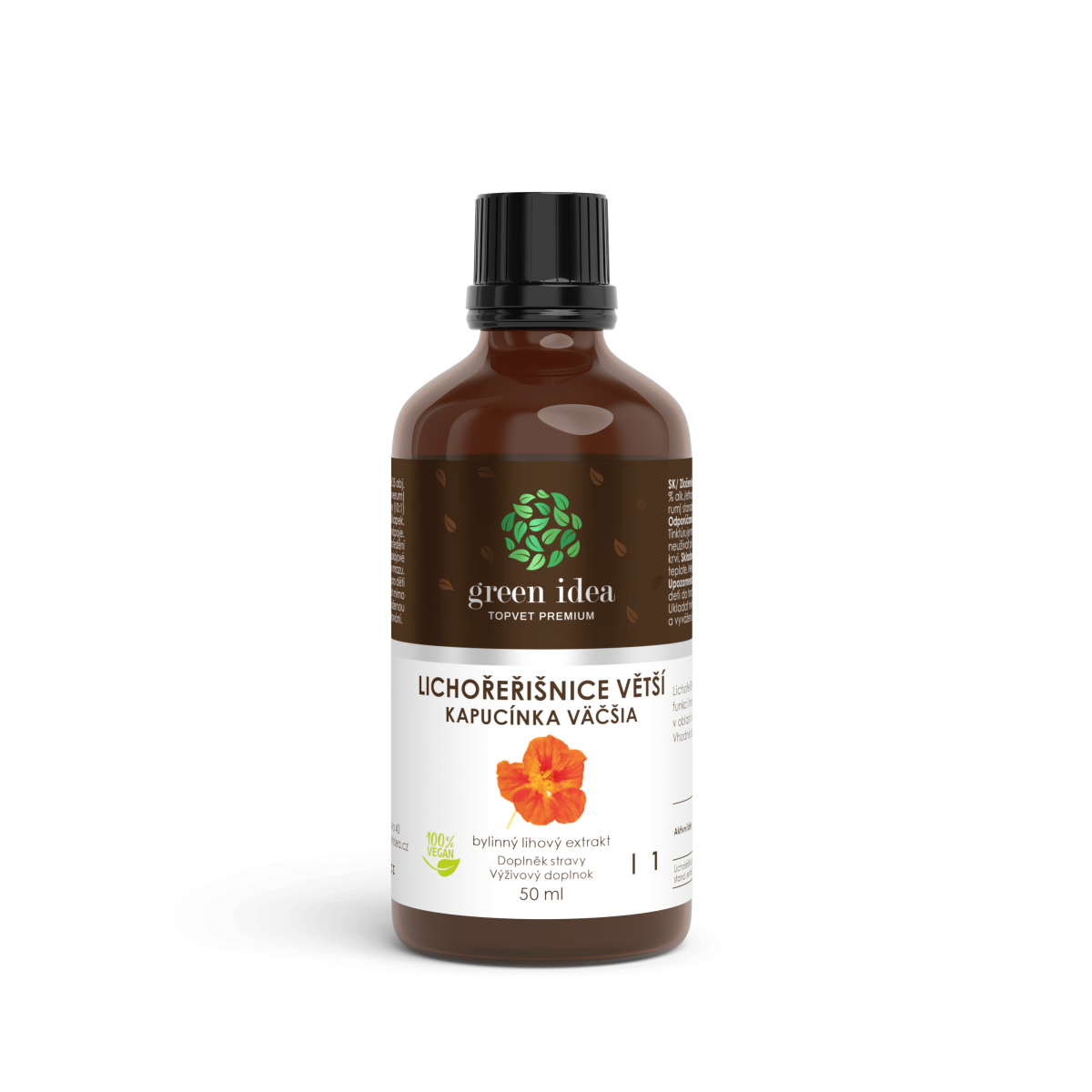 TOPVET  Kapucínka tinktúra - kvapky 50 ml 50 ml