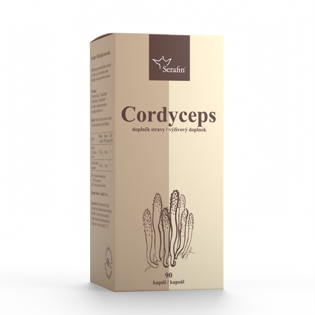 SERAFIN Serafin Cordyceps - prírodné kapsuly 90 ks kapsúl