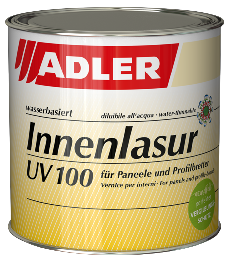 INNENLASUR UV 100 - Tenkovrstvá interiérová lazúra s UV ochranou natur (prírodný) 0,75 L