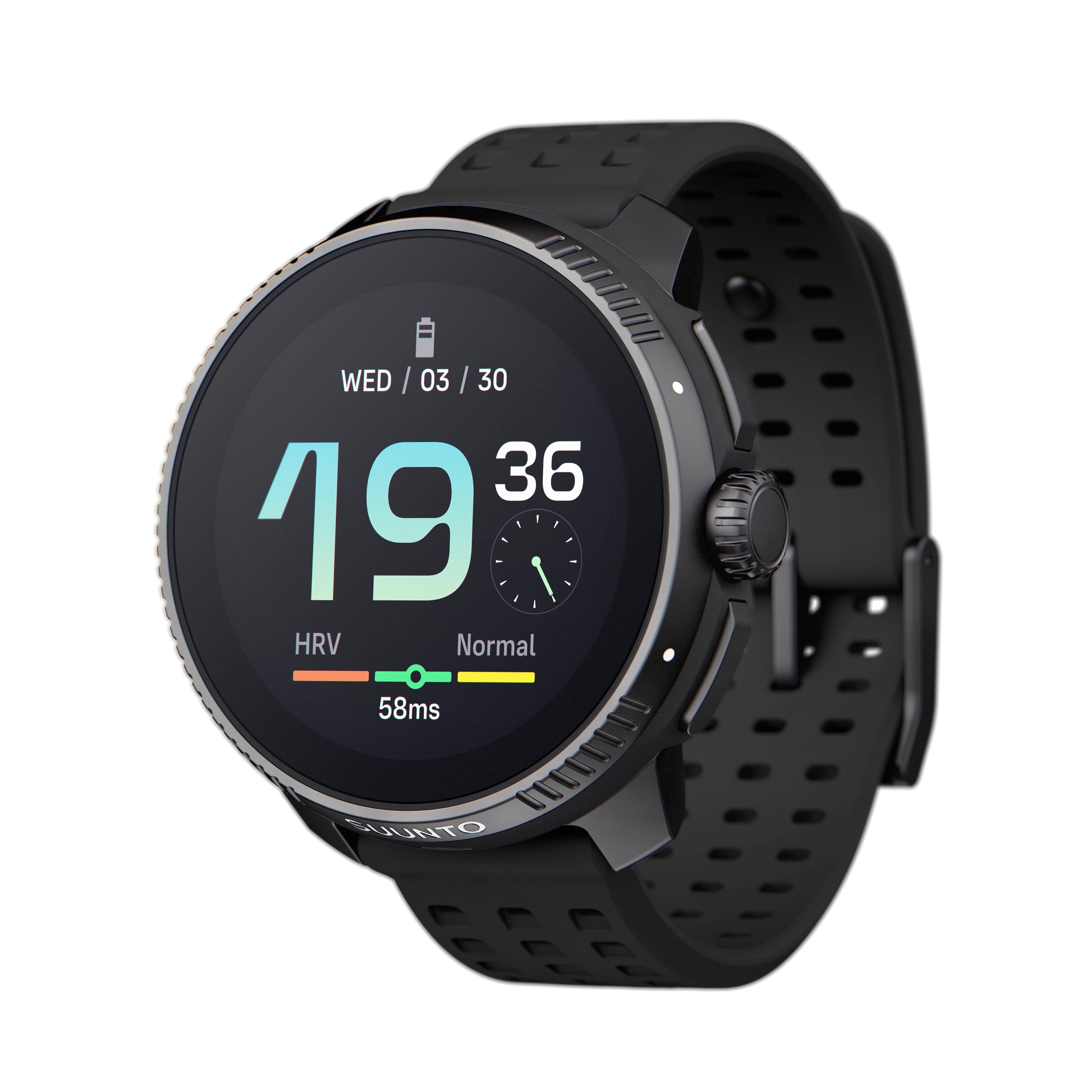 Bežecké inteligentné hodinky s GPS kardio SUUNTO RACE All Black