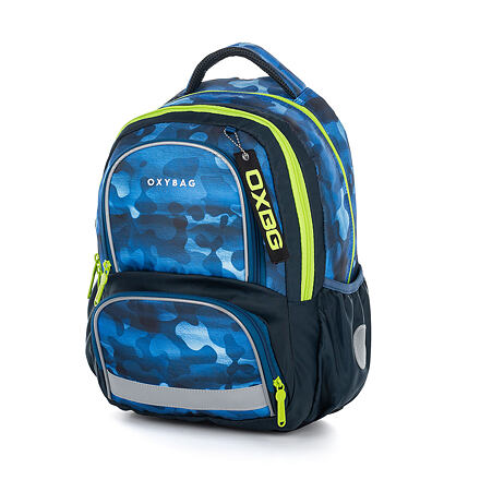 Oxybag Školský batoh OXY NEXT Camo blue