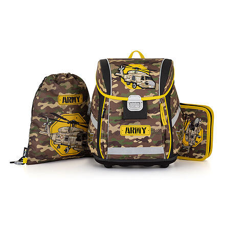 Oxybag Školský set 3ks PREMIUM LIGHT Helikoptéra