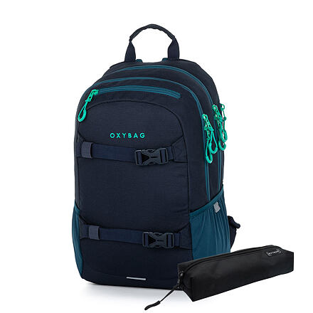 Oxybag Študentský batoh + etue OXY Šport Modrý