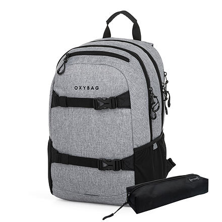 Oxybag Študentský batoh + etue OXY Šport Šedý