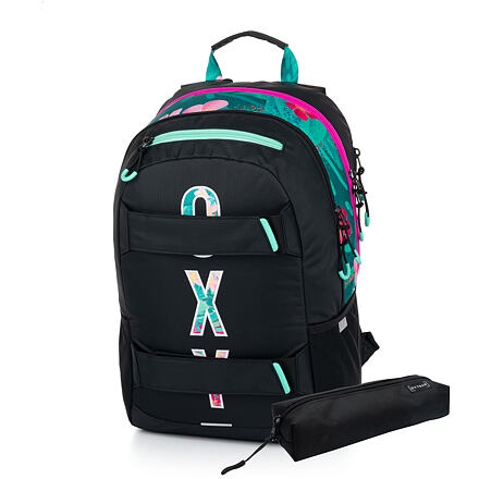 Oxybag Študentský batoh + etue OXY Sport Tropic