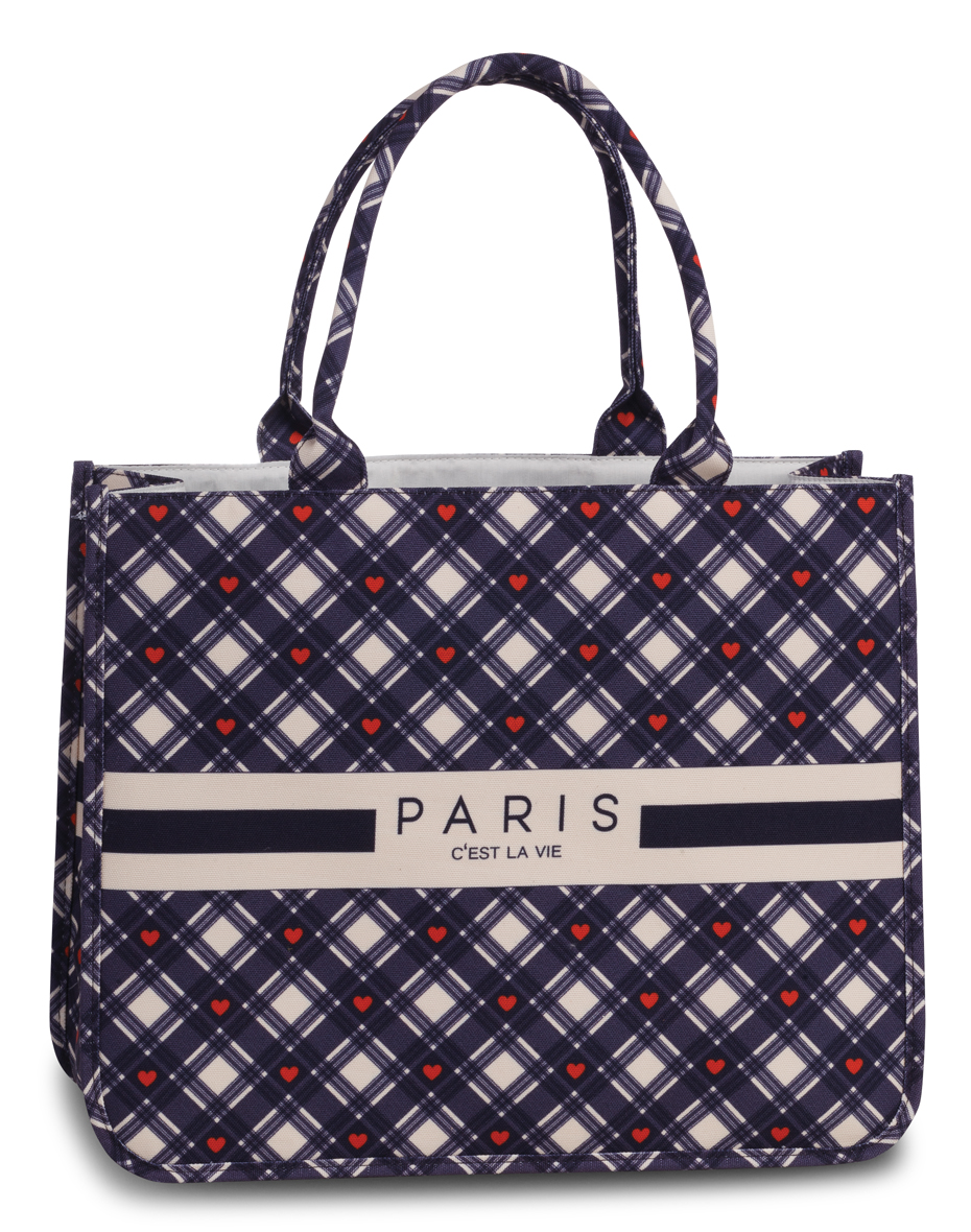 Punta Paris dámska shopper taška - Hearts - 18L