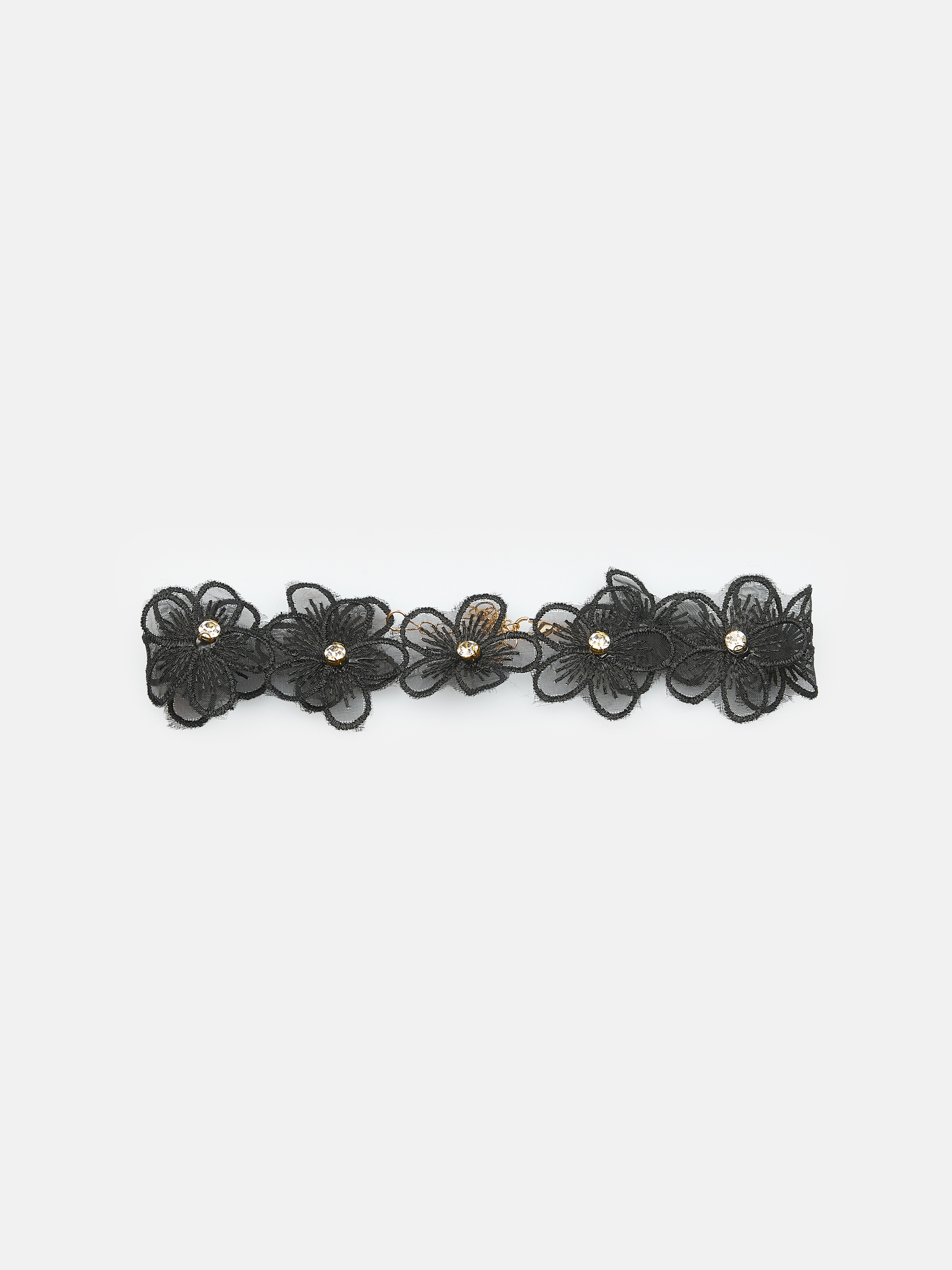 GATE Choker s kvetinkami