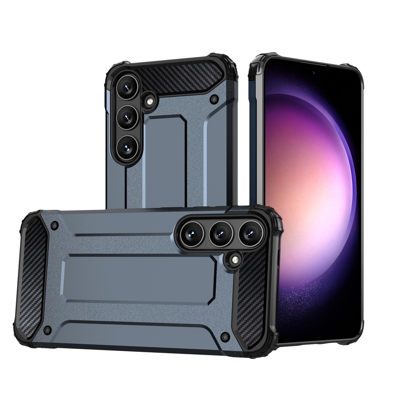 IZMAEL Samsung Galaxy A15 Puzdro Hybrid Armor  KP30826 modrá
