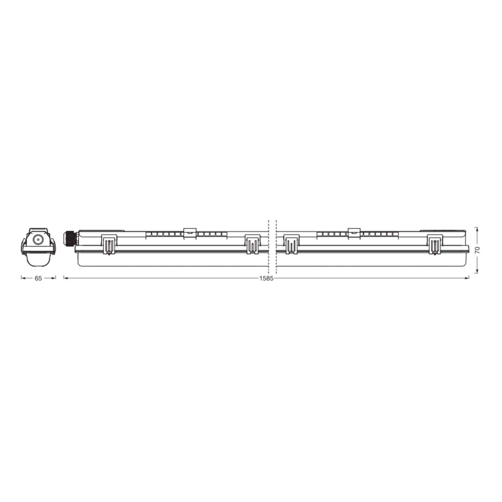 LEDVANCE Submarine 150 PCR G13 T8 840 20 W svietidlo odolné voči vlhkosti