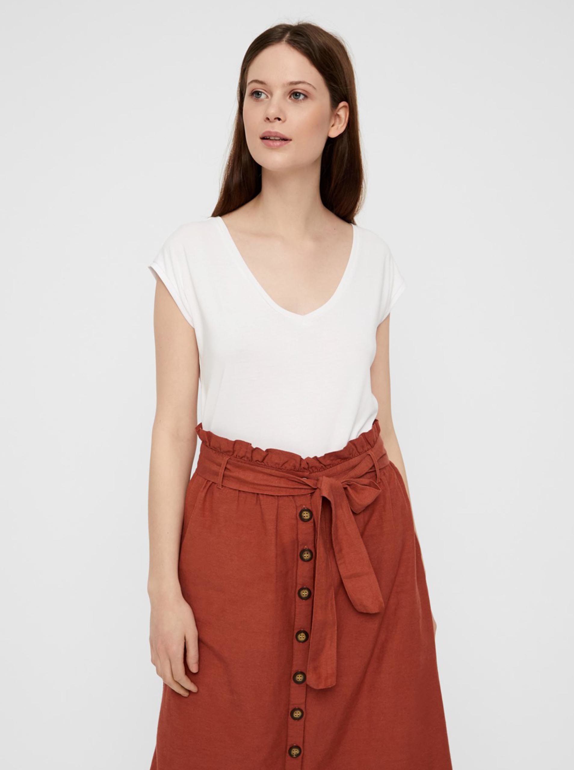 White Basic T-Shirt Pieces Kamala