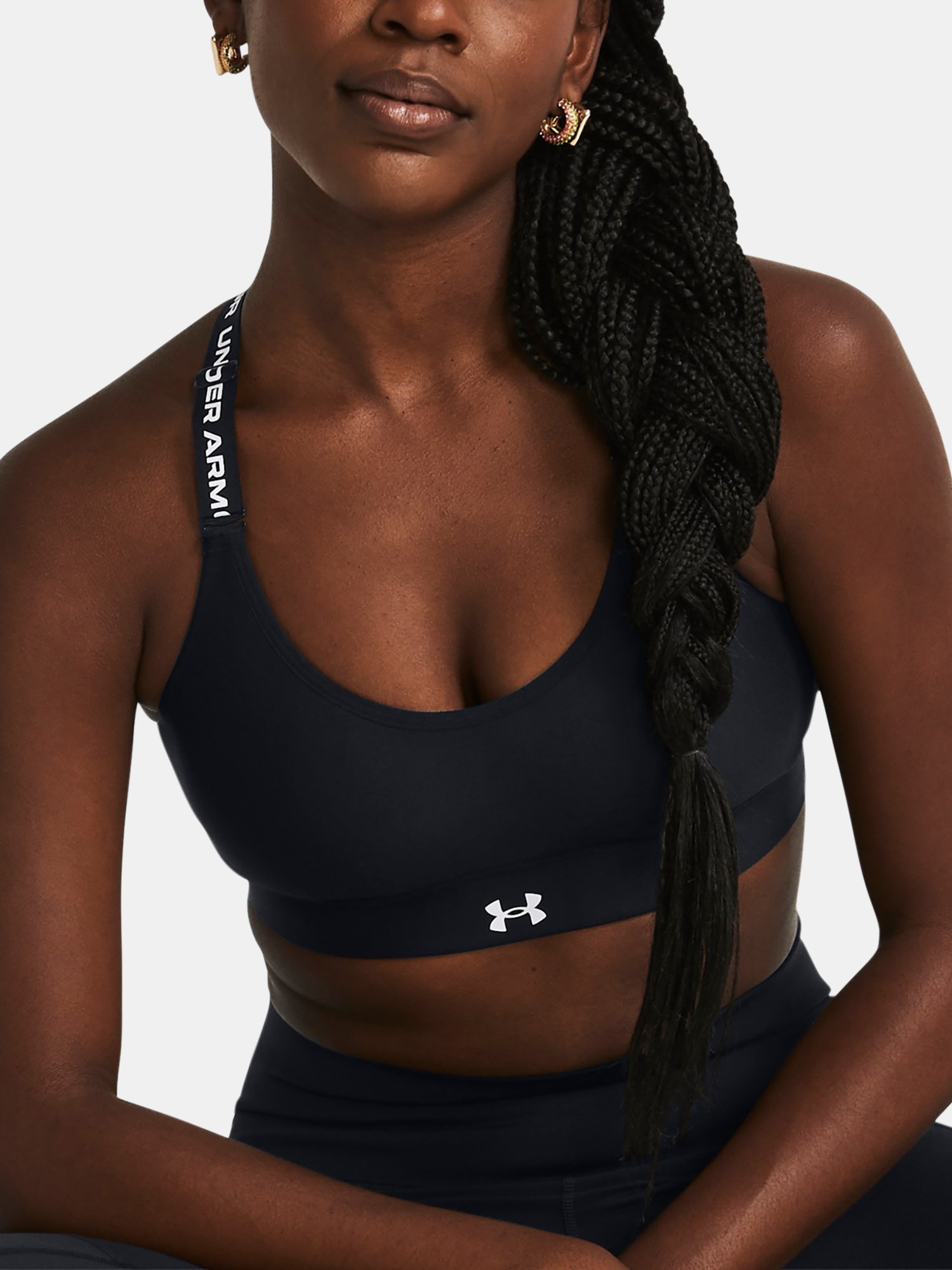 Under Armour Bra UA Infinity Low 2.0 Bra-BLK - Women