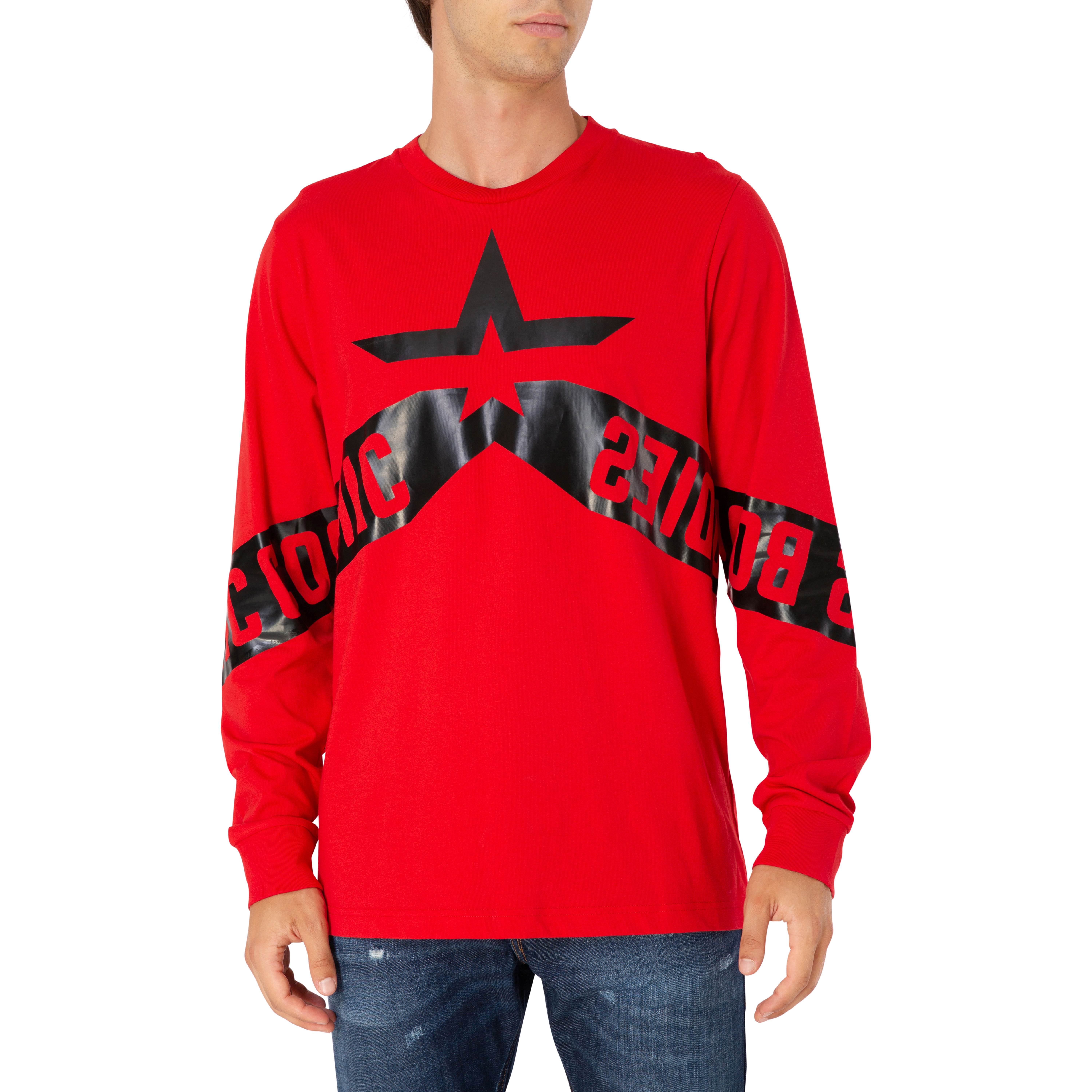 Diesel T-Shirt T-Just-Ls-Star Pullover - Men's