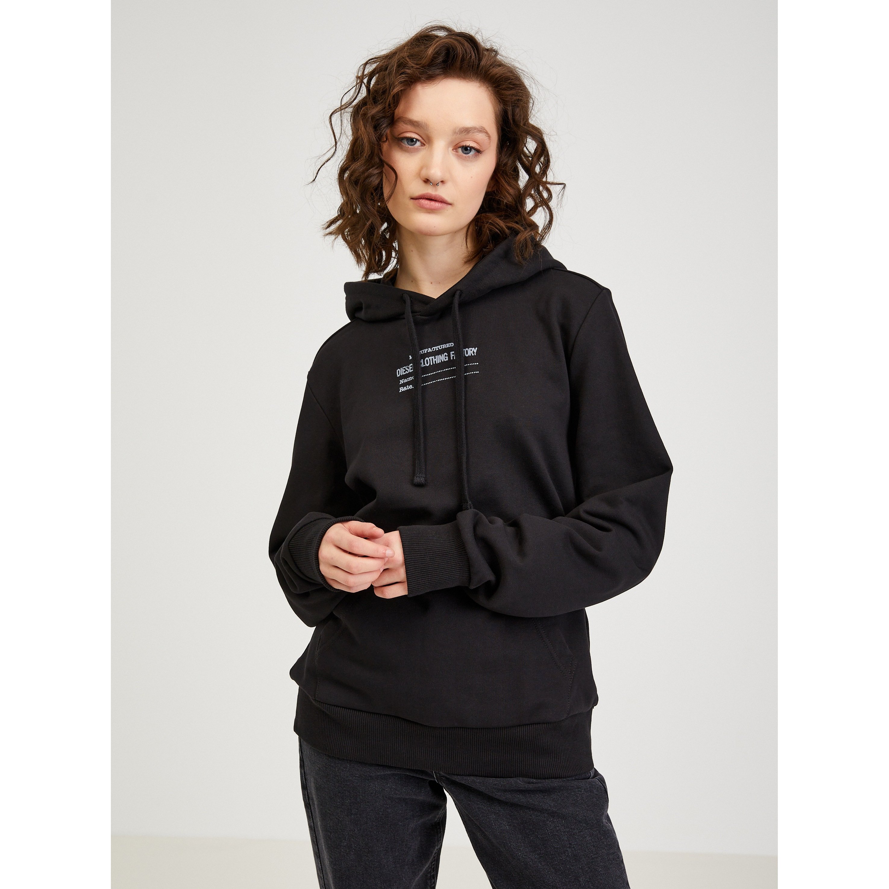 Men's Black Diesel Hoodie - Men's