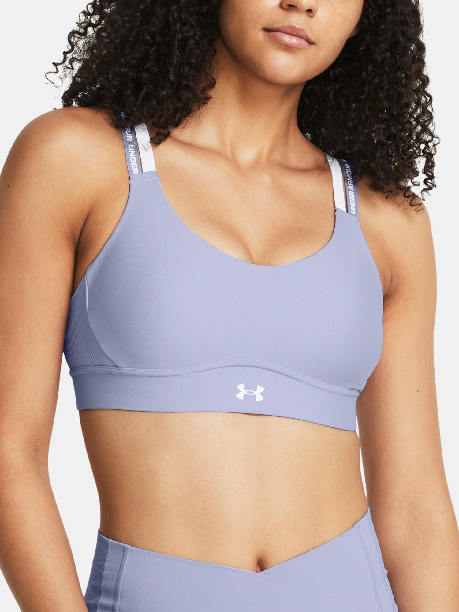 Under Armour Bra UA Infinity Mid 2.0 Rib Bra-PPL - Women