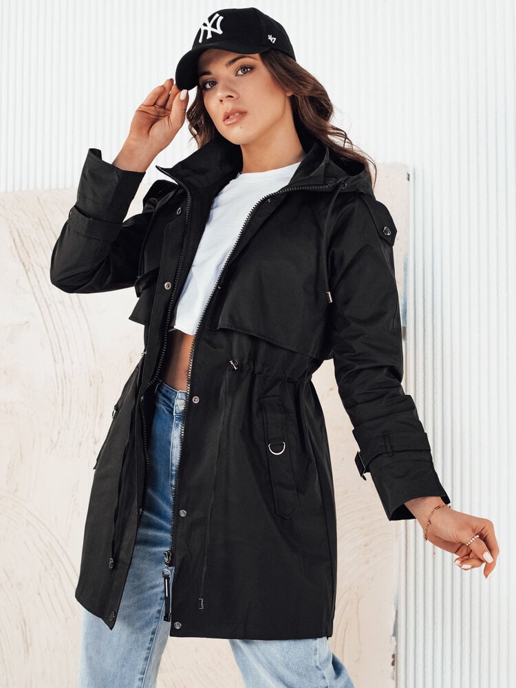 BRENS women's parka jacket black Dstreet